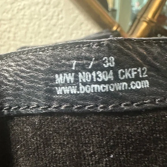 Midnight blue leather knee high , heeled. boots blue heel black - Picture 7 of 7